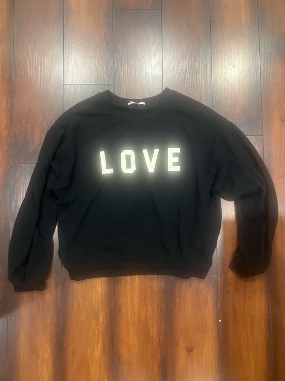 Z Supply Crewneck Sweatshirt with 'LOVE' Graphic